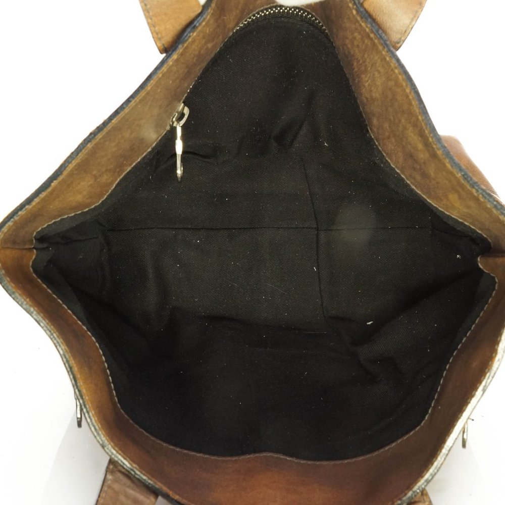 Auth Chloe Hand Bag Brown Leather #20226C56 - Picture 7 of 9